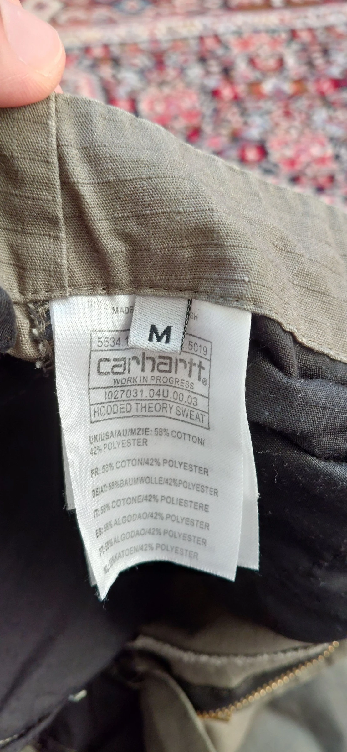 Carhartt Cargo Masculino Tamanho M Cáqui – 100% Autêntico – Muito Bom Estado – photo 3